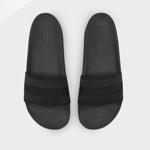 Hunter Original Elastic Slides For Womens - NZ D7201